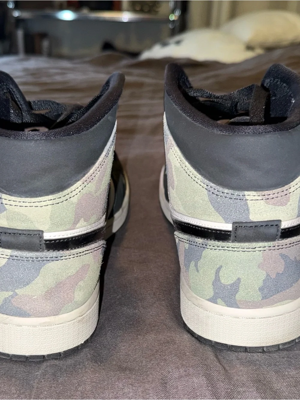 Air Jordan 1 Mid “Grey Camo” (also called “Shadow Camo”)